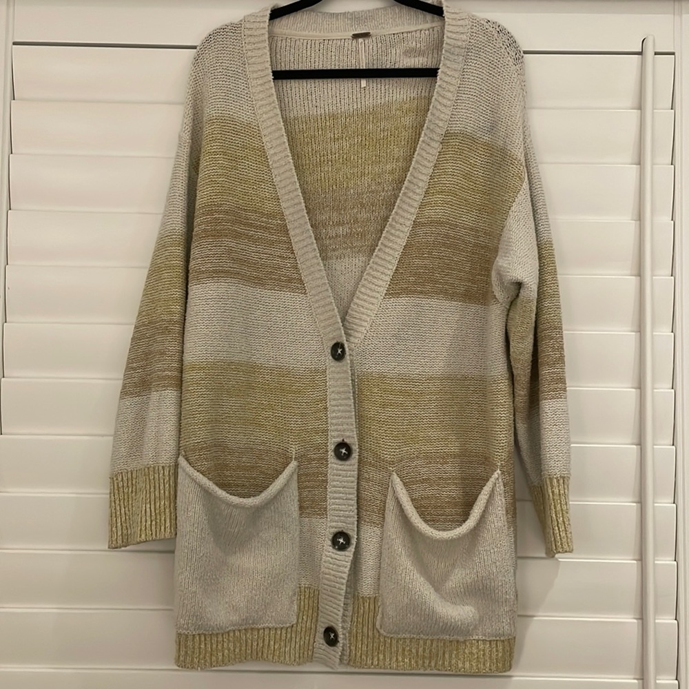 FREE PEOPLE long sweater cardigan
